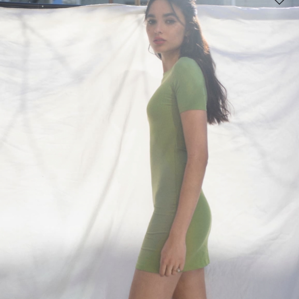 Reformation Kendy Dress in Avocado NWT